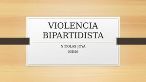 Violencia Bipartidista