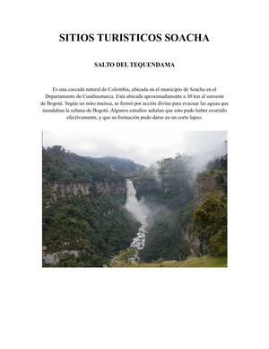 Sitios Turisticos Soacha