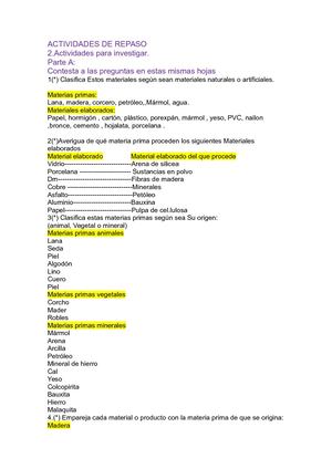 Actividades De Repaso