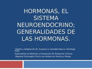 Hormonas Introduccion