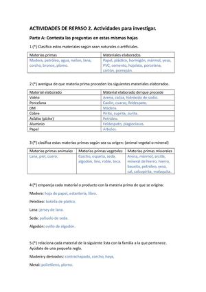 Actividades De Repaso 2