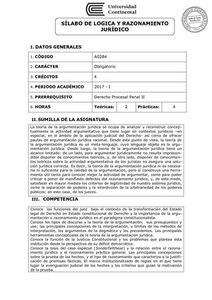 A0284 Silabo Lógica Y Razonamiento Juridico