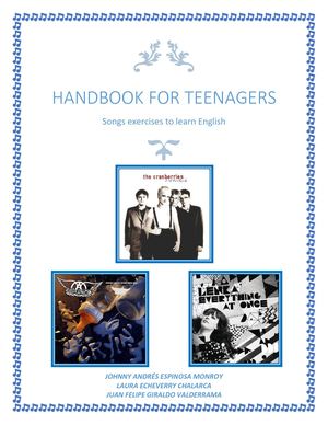 Song Handbook Felipe G, Laura E, Johnny E