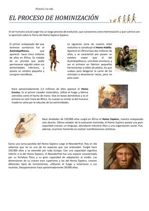 Hominizacion