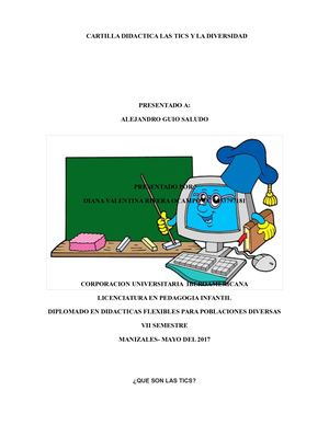 Cartilla Didáctica TICS Valentina Rivera
