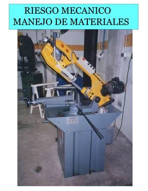 Riesgo Mecanico Manejo De Materiales