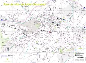 Plan touristique de la Ville de Saint-Chamond