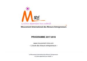 PROGRAMME MIRE