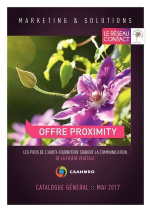 Proximity Caahmro New Catalogue Général 12 Pages 180517