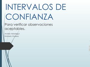 Intervalos de confianza