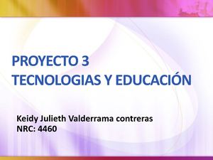 Proyecto 3