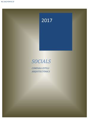 Compara Estils Arquitectònics