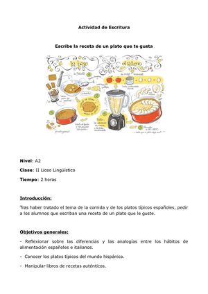 Actividad De Escritura