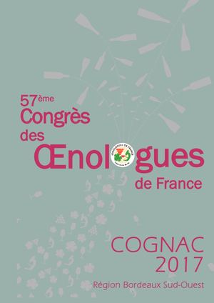 Plaquette Congres OENOLOGUES 2017 COGNAC
