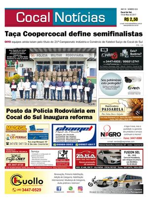 COCAL NOTÍCIAS ON LINE 19-05-2017 www.portalcocal.com.br