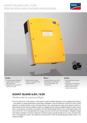 SMA SUNNY ISLAND 6.0H / 8.0H inverter