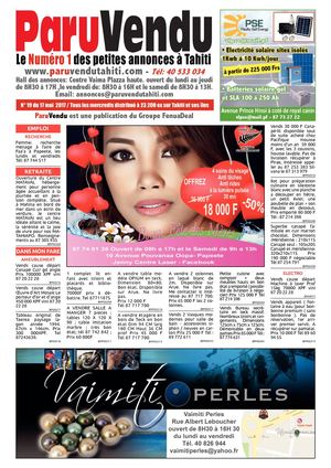 PARUVENDU.FR TAHITI N°20
