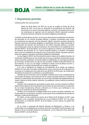 Orden24febrero2017modifica Escolarizacion