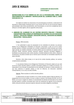 Instrucciones27febrero2017escolarizacion17 18