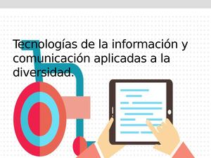 TIC APLICADAS A LA DIVERSIDAD