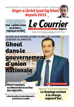 Le Courrier D'Algérie Du 21 Mai 2017