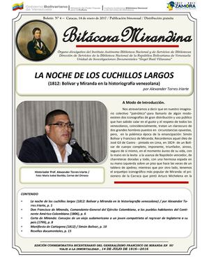 Bitácora Mirandina N° 4, 14 Enero 2017