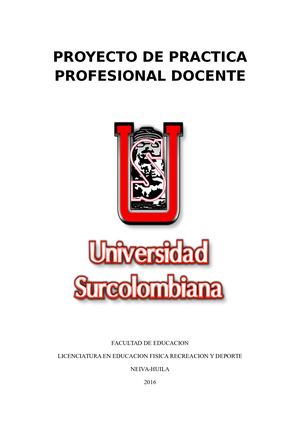 PROYECTO PRACTICA DOCENTE