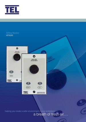 Tel Afa500 Alarm For Lab Airflow