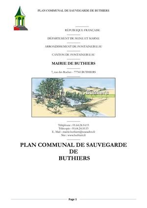 Pcs Buthiers Au 24 Avril 2017 Insertion Arrêté N°17 2017 Pour Le Site