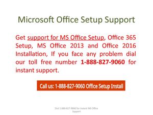 Microsoft Office Setup Support