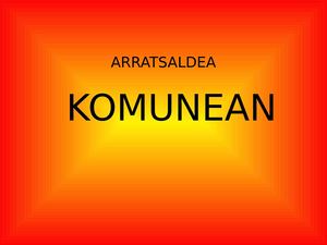 Arratsaldea Komunean (2)