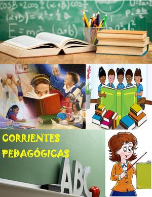 Corrientes Pedagógicas