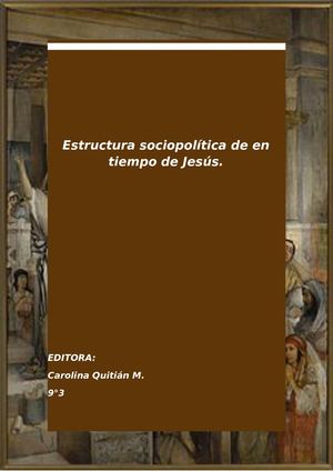 Palestina En Tiempos De Jesús