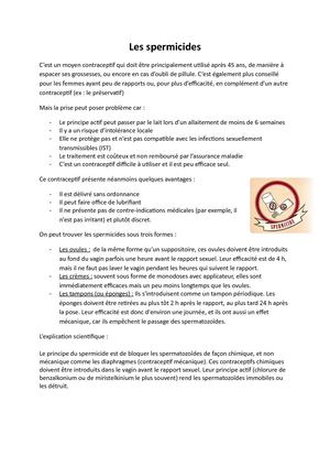 8 Les Spermicides