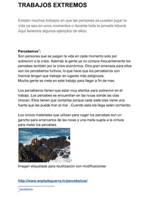 Trabajos Extremos