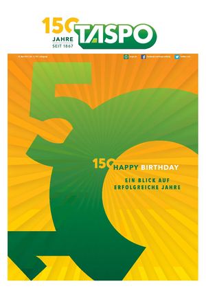 150 Jahre TASPO Jubiläums-Special