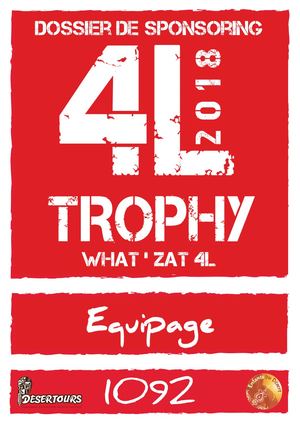 Dossier de Sponsoring What'Zal 4L