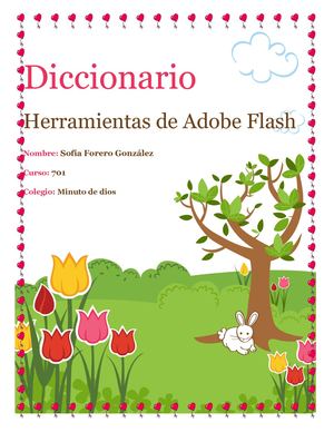 Diccionario Herramientas Adobe Flash