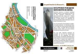 Sculptures publiques, monuments de métal à Issy-les-Moulineaux