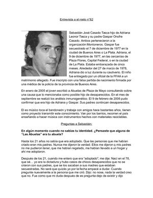 Entrevista A El Nieto N°82