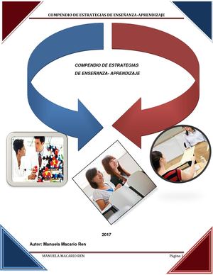 Libro Compendio Estrategia De Enseñanza Aprendizaje Manuela Macario Ren
