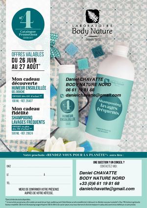 Body Nature Promo Juillet 2022null