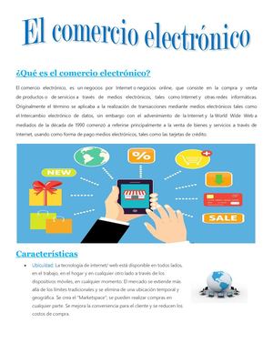 Qué Es El Comercio Electrónico