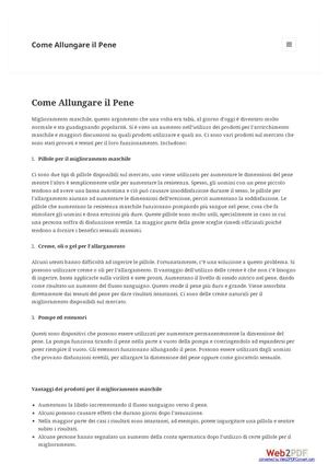 Come Allungare il Pene