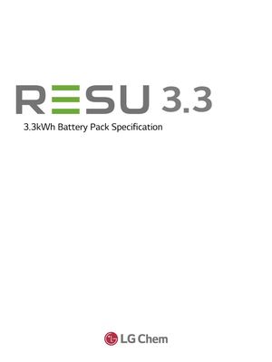 LG Chem RESU 3.3 batterie