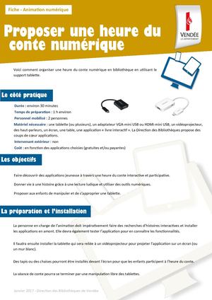 Heure Du Conte Numérique Application