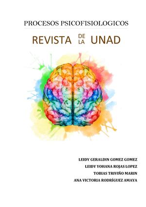 Psicofisiologia De Los Procesos Psicologicos Trabajo Grupal Final