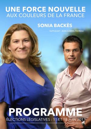 PROGRAMME LEGISLATIVES SONIA BACKES