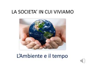 La Societa’ In Cui Viviamo