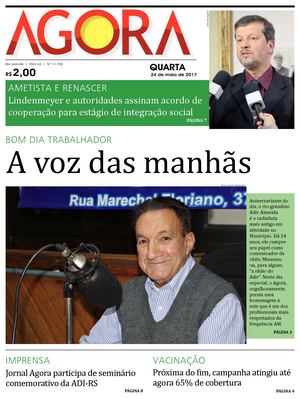 Jornal Agora - Edição 11753 - 24 de Maio de 2017